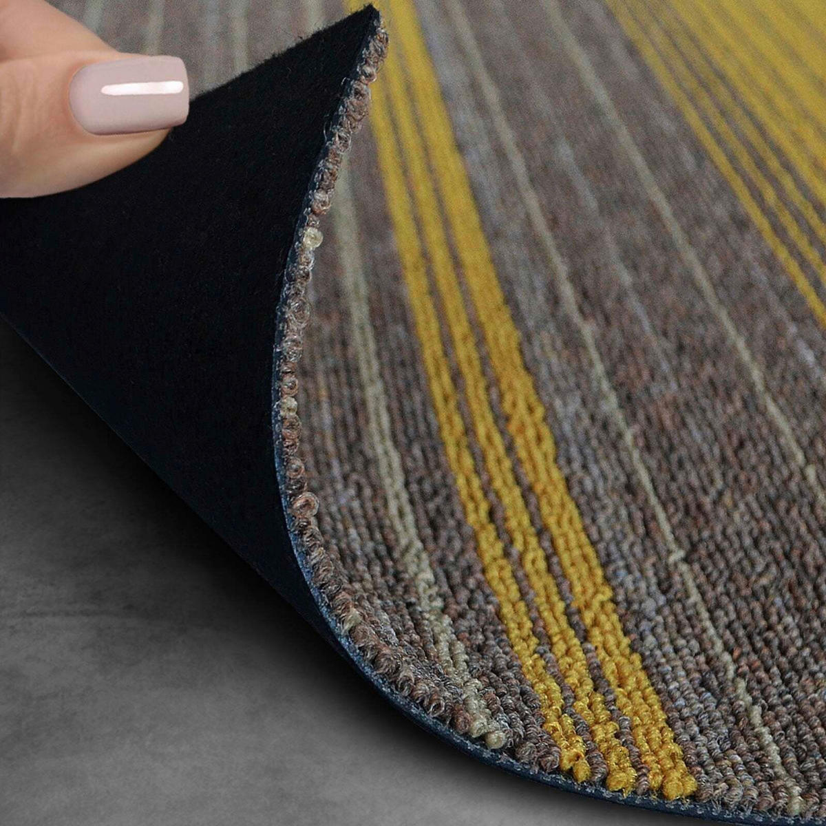 TEPPICHFLIESE - Anthrazit, Basics, Kunststoff/Textil (50/50cm) - Esposa