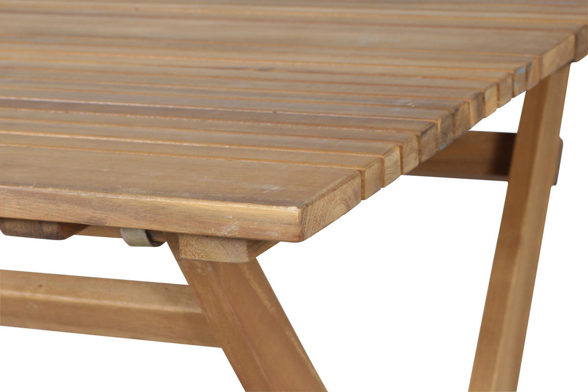 GARTENTISCHGRUPPE  - Akaziefarben, KONVENTIONELL, Holz - Siena Garden