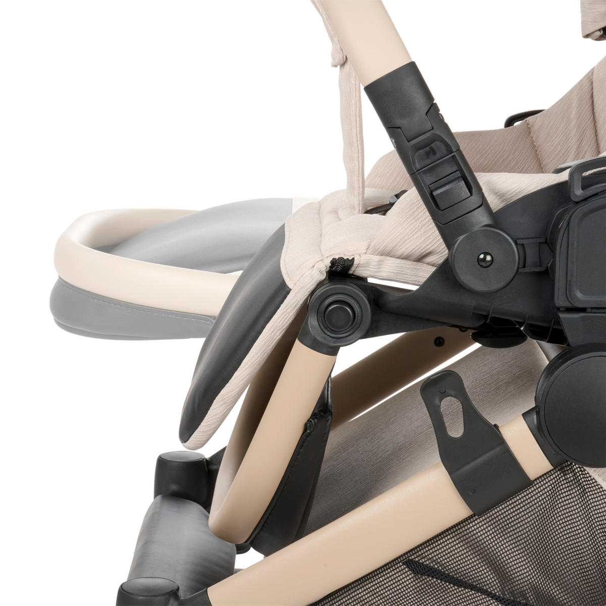 KINDERWAGENSET  - Beige, Trend, Kunststoff/Textil (100/59/106cm) - Jimmylee