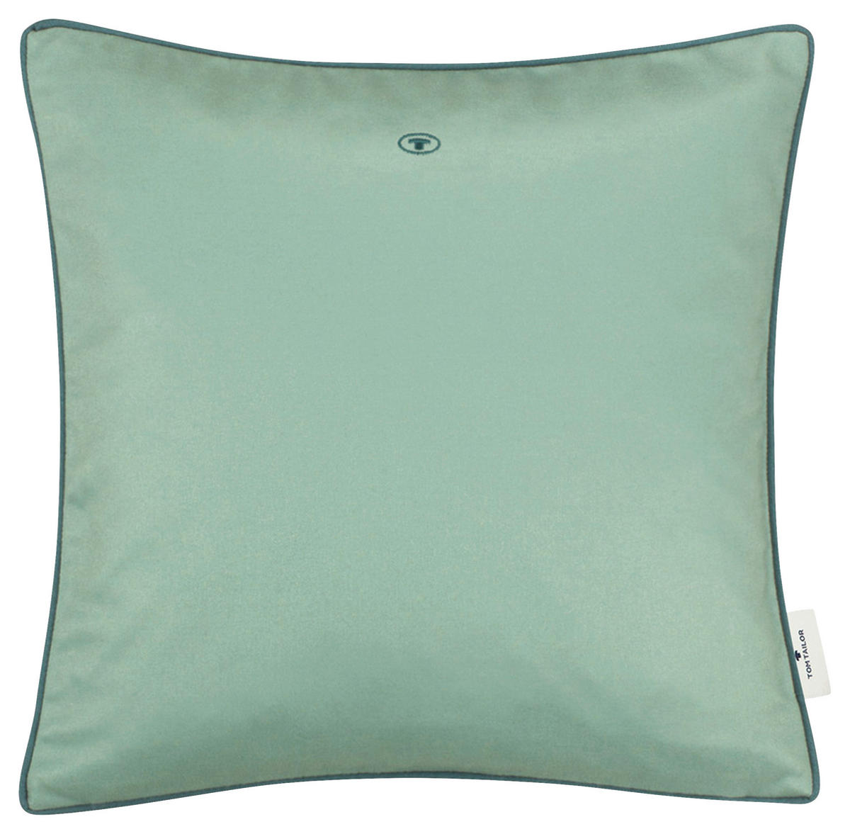 KUDDFODRAL Dove Signature 40/40 cm  - grön/salviagrön, Klassisk, textil (40/40cm) - Tom Tailor