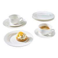 KAFFEESERVICE Weiß Sofia 18-teilig  - Weiß, KONVENTIONELL, Keramik (43/30/25cm) - Ritzenhoff Breker