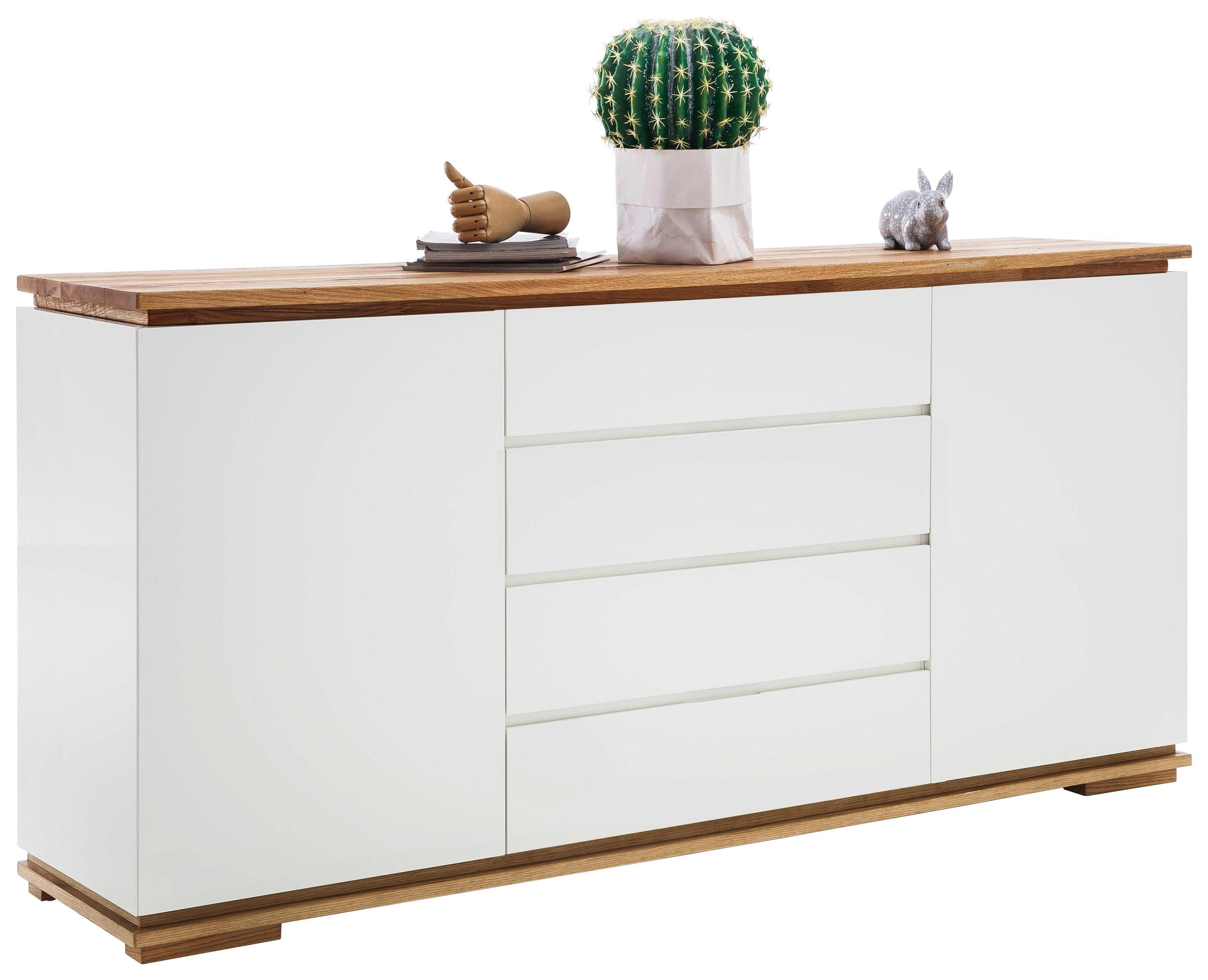 Sideboard Eiche Weiß