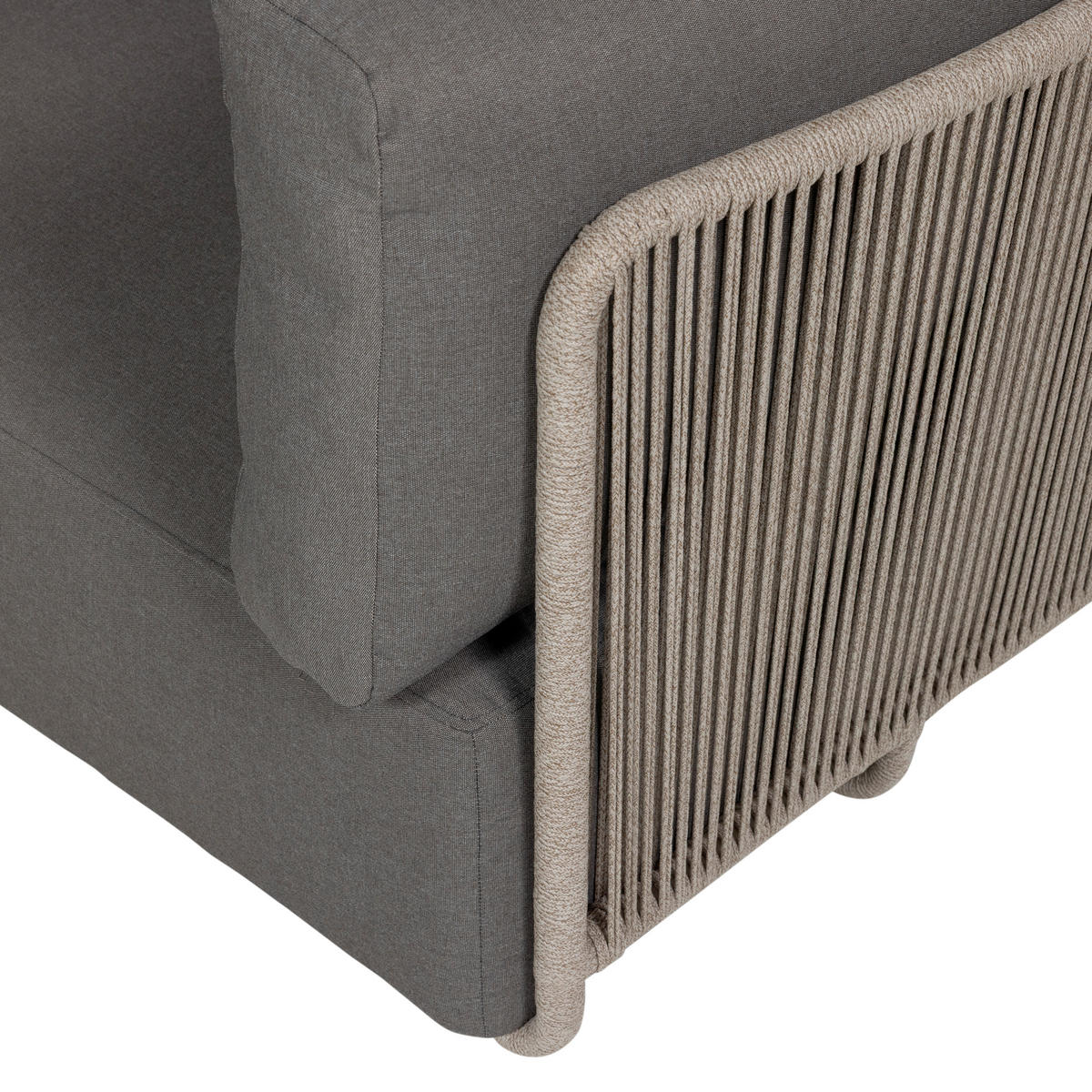 LOUNGEGARNITUR  269/269 cm  Eisen  - Braun, MODERN, Kunststoff/Textil (269/269cm) - Livetastic