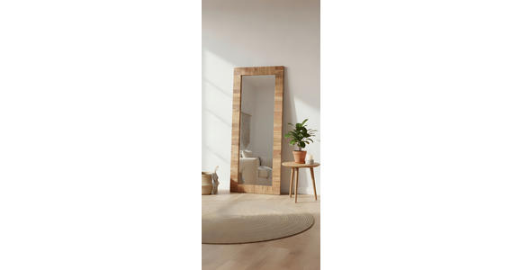 WANDSPIEGEL 70/170/4 cm    in rechteckig  - Naturfarben, Trend, Glas/Holz (70/170/4cm) - Landscape