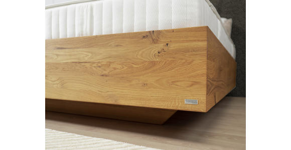 BOXSPRINGBETT 180/200 cm in Dunkelbraun, Wildeiche - Wildeiche/Dunkelbraun, Natur, Holz/Textil (180/200cm) - Valnatura