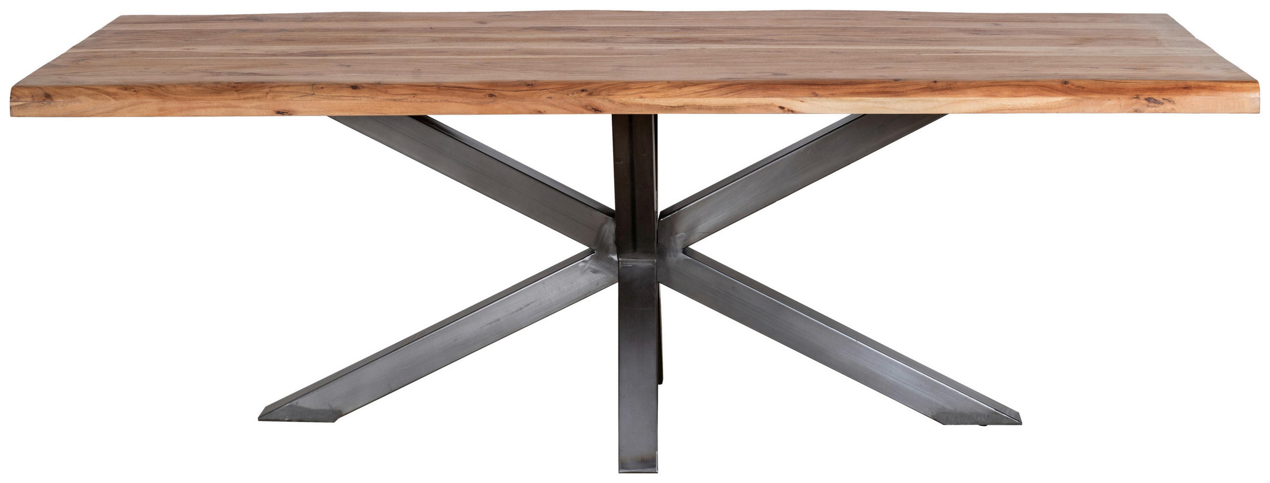ESSTISCH in Holz, Metall  - Naturfarben, MODERN, Holz/Metall (220/76/100cm) - MID.YOU