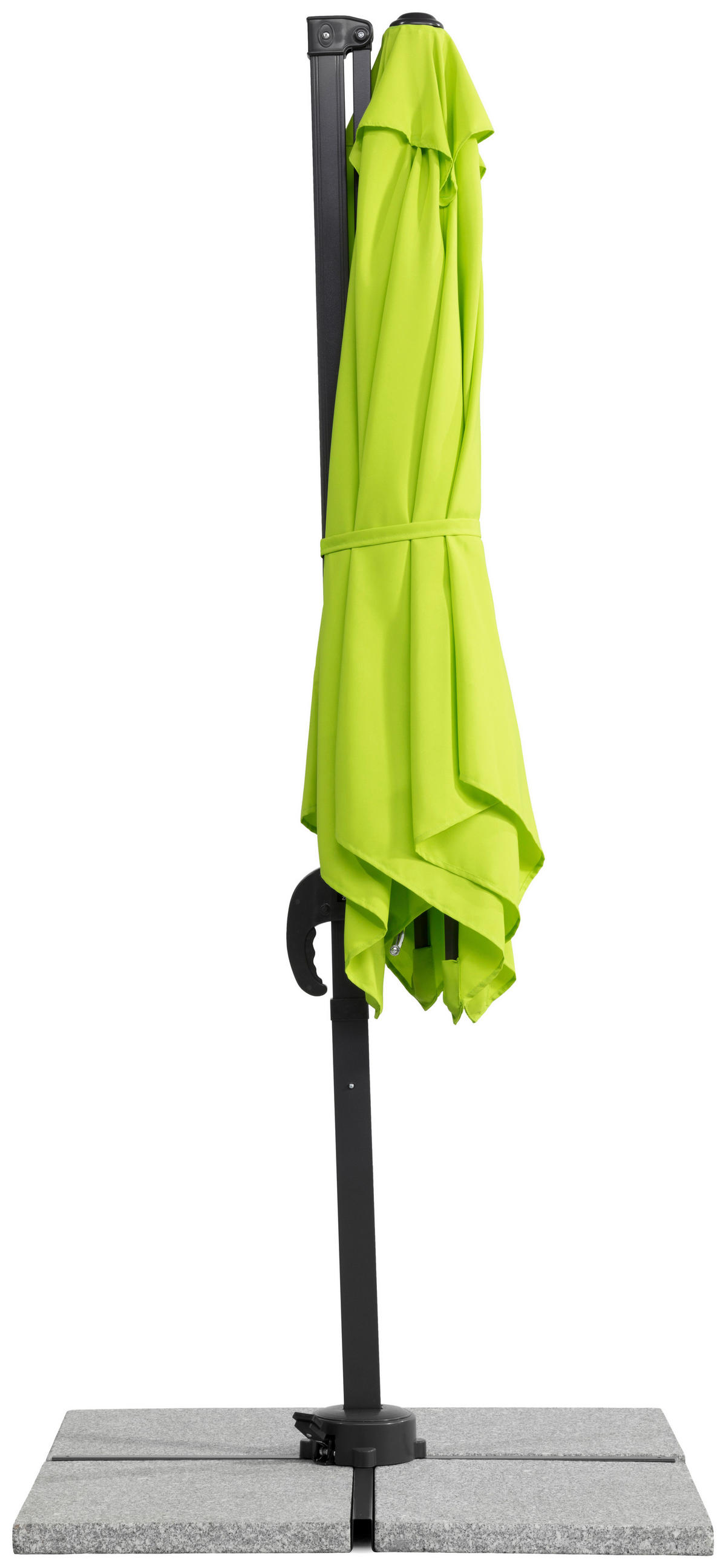 AMPELSCHIRM   - Anthrazit/Grün, Basics, Textil/Metall (300/239/230cm) - Schneider