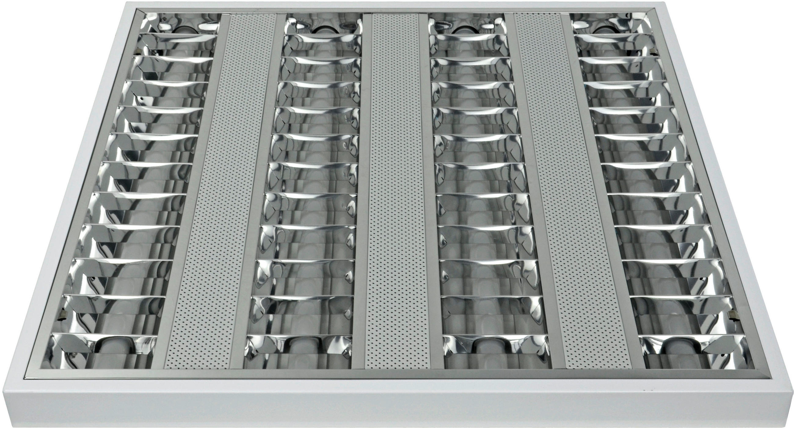 LED-DECKENLEUCHTE Nostal Q LED 62/62/4 cm   - Weiß, Basics, Metall (62/62/4cm)