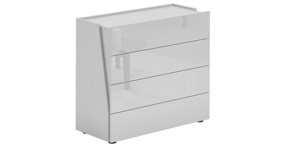KOMMODE in 100,2/88,6/44,3 cm - Schwarz/Weiß, Design, Holzwerkstoff/Kunststoff (100,2/88,6/44,3cm) - Novel