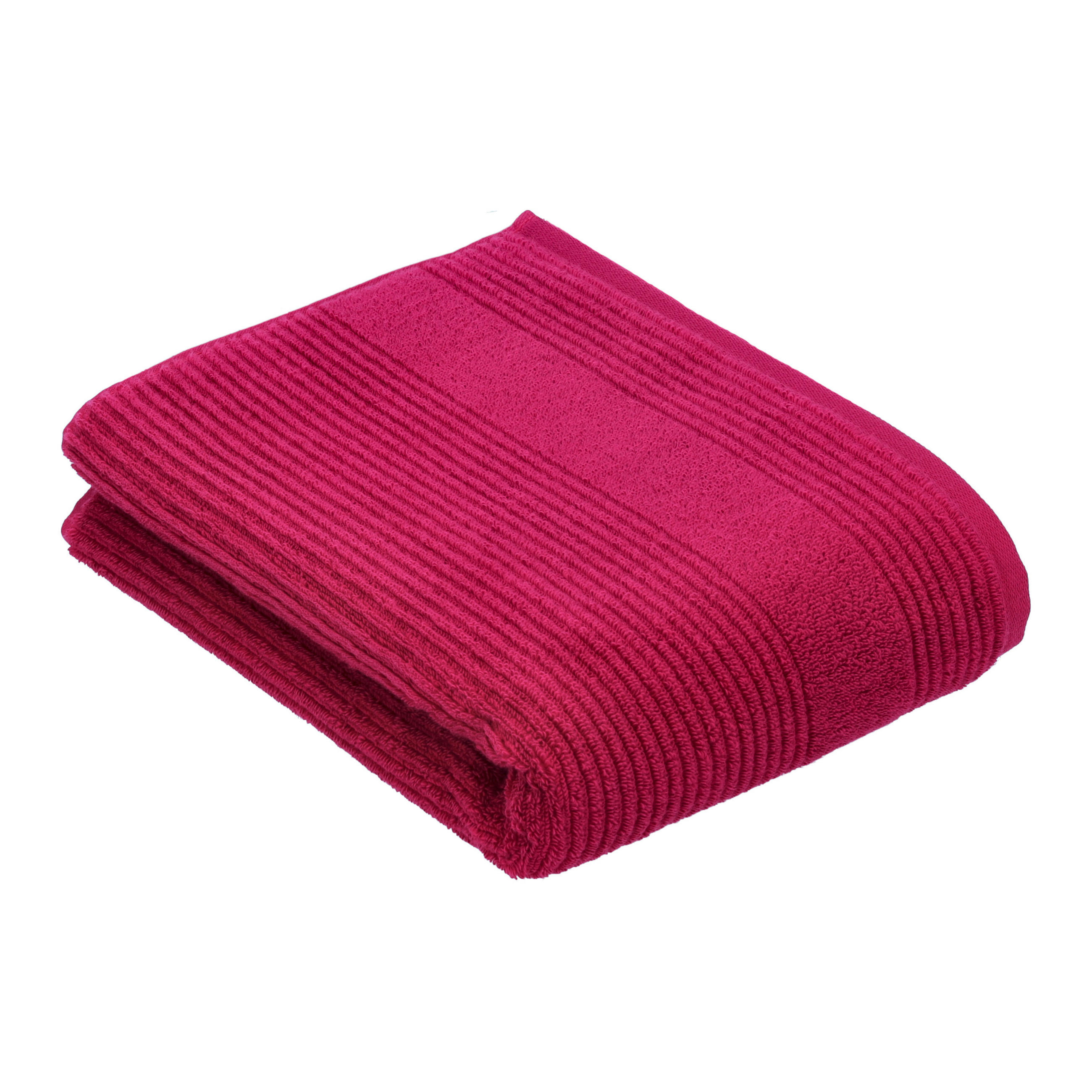 DUSCHTUCH 67/140 cm Tomorrow  - Rot, Basics, Textil (67/140cm) - Vossen