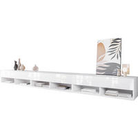 LOWBOARD Vera II  in 300/30/31 cm  - Weiss Hochglanz/Weiss, Lifestyle, Holzwerkstoff/Kunststoff (300/30/31cm) - P & B
