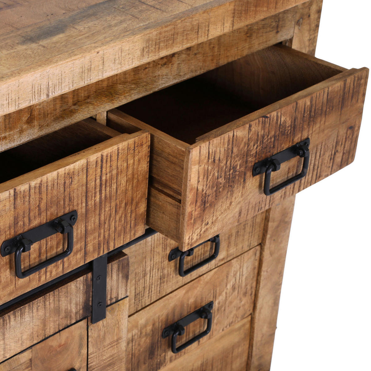 KOMMODE  in 90/85/45 cm  - Schwarz/Braun, LIFESTYLE, Holz/Metall (90/85/45cm) - Landscape