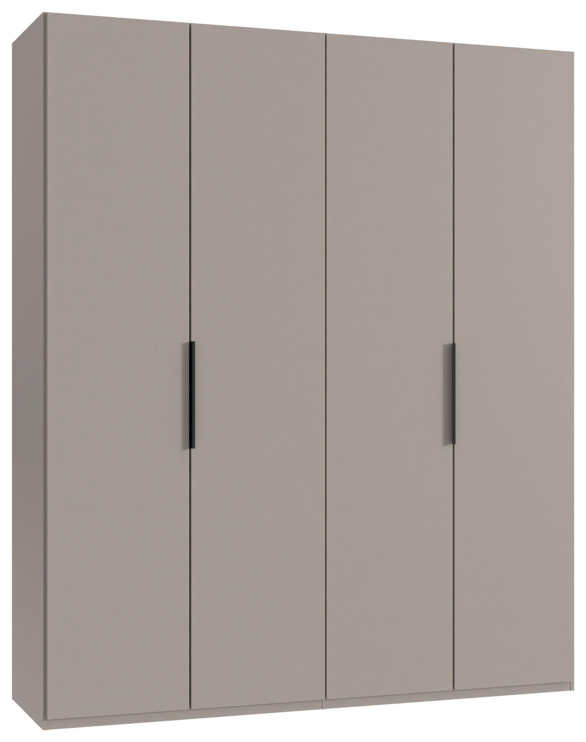 DREHTÜRENSCHRANK in Sahara  - Schwarz/Sahara, Konventionell, Holzwerkstoff/Metall (200/236/58cm) - Hom`in