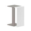 COUCHTISCH in Holzwerkstoff 30/40/57 cm  - Weiss/Mokka, Design, Holzwerkstoff (30/40/57cm) - Livetastic
