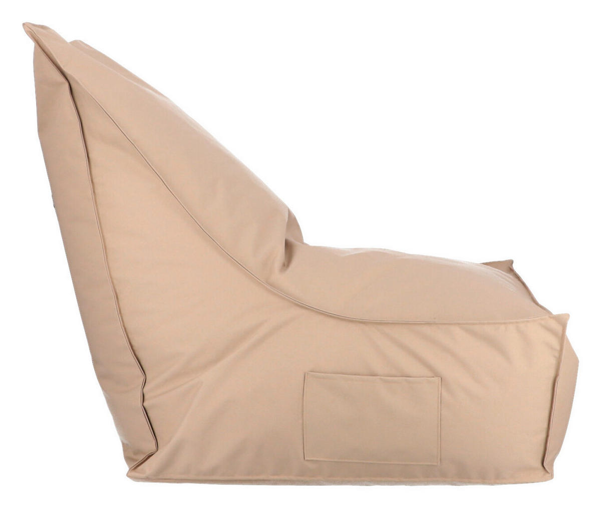 OUTDOORSITZSACK Uni Taupe  - Taupe, Design, Textil (80/80/80cm) - Jan Kurtz