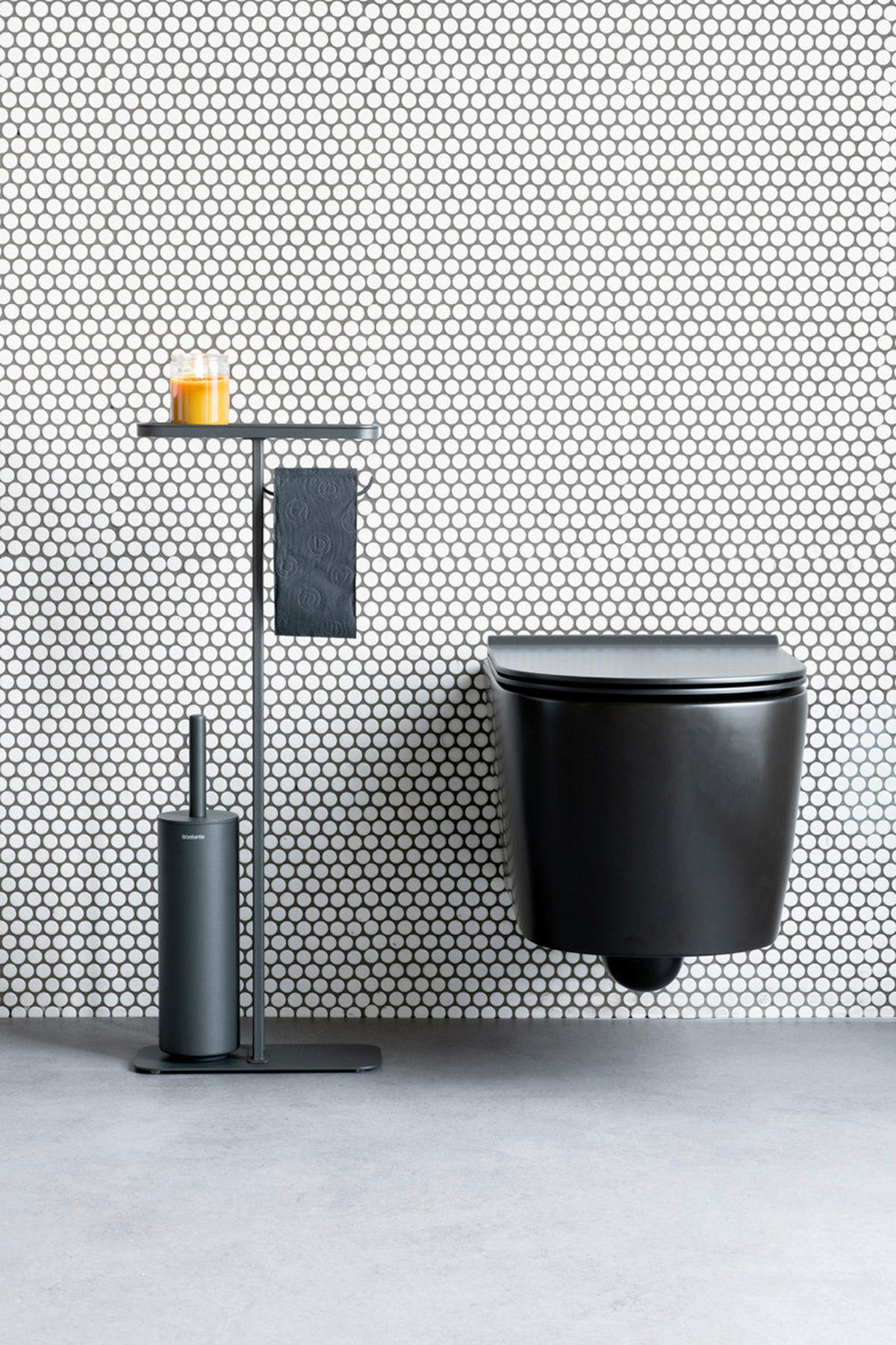TOALETNA ČETKA    MINDSET  - siva, Basics, metal/plastika (29/75.2/12.5cm) - Brabantia
