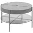 BEISTELLTISCH in Metall, Glas 75/45 cm - Schwarz/Grau, Trend, Glas/Metall (75/45cm) - Ambia Home BEISTELLTISCH in Metall, Glas 75/45 cm - Schwarz/Grau, Trend, Glas/Metall (75/45cm) - Ambia Home