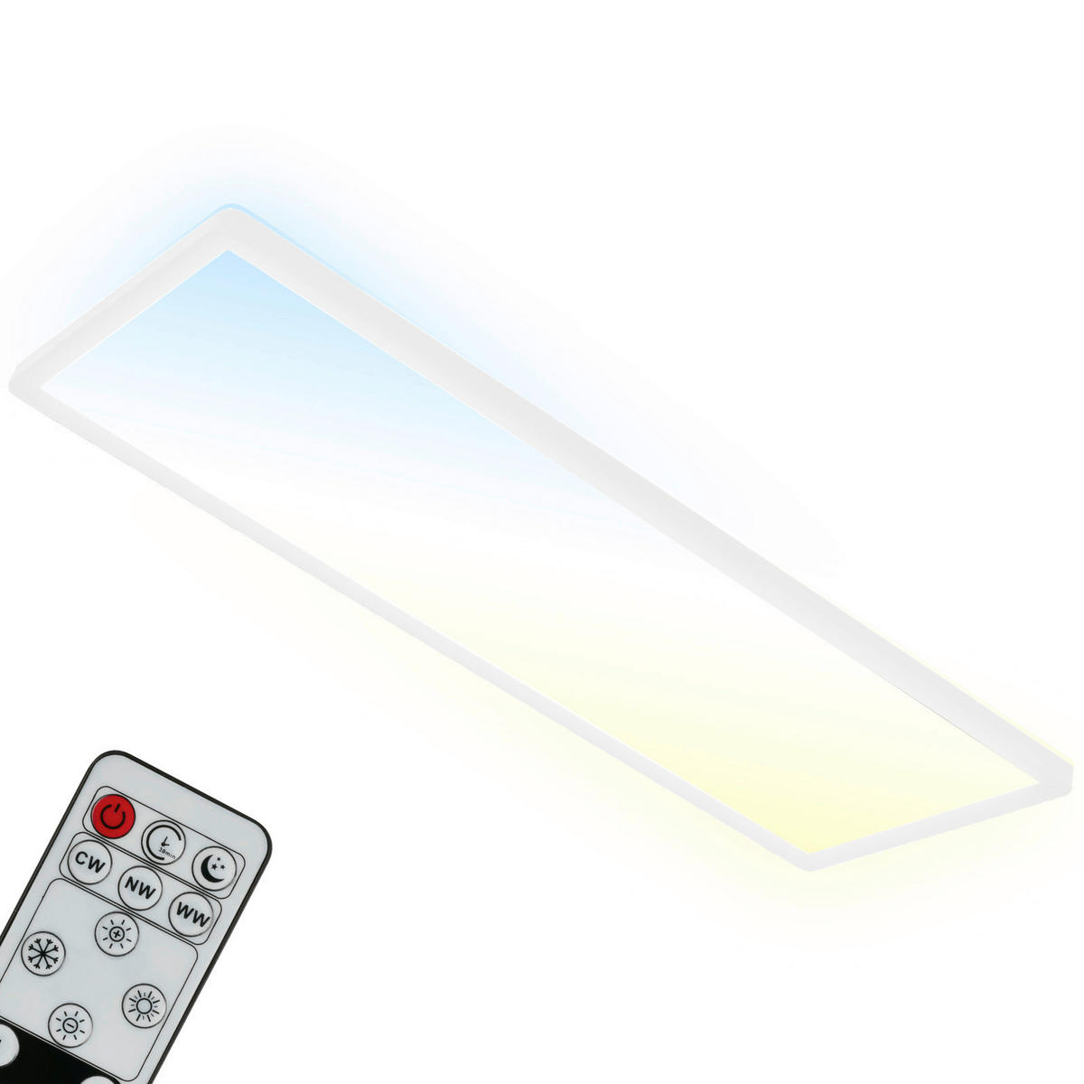 LED-PANEEL Slim 58/20/3 cm   - Weiß, MODERN, Kunststoff (58/20/3cm)