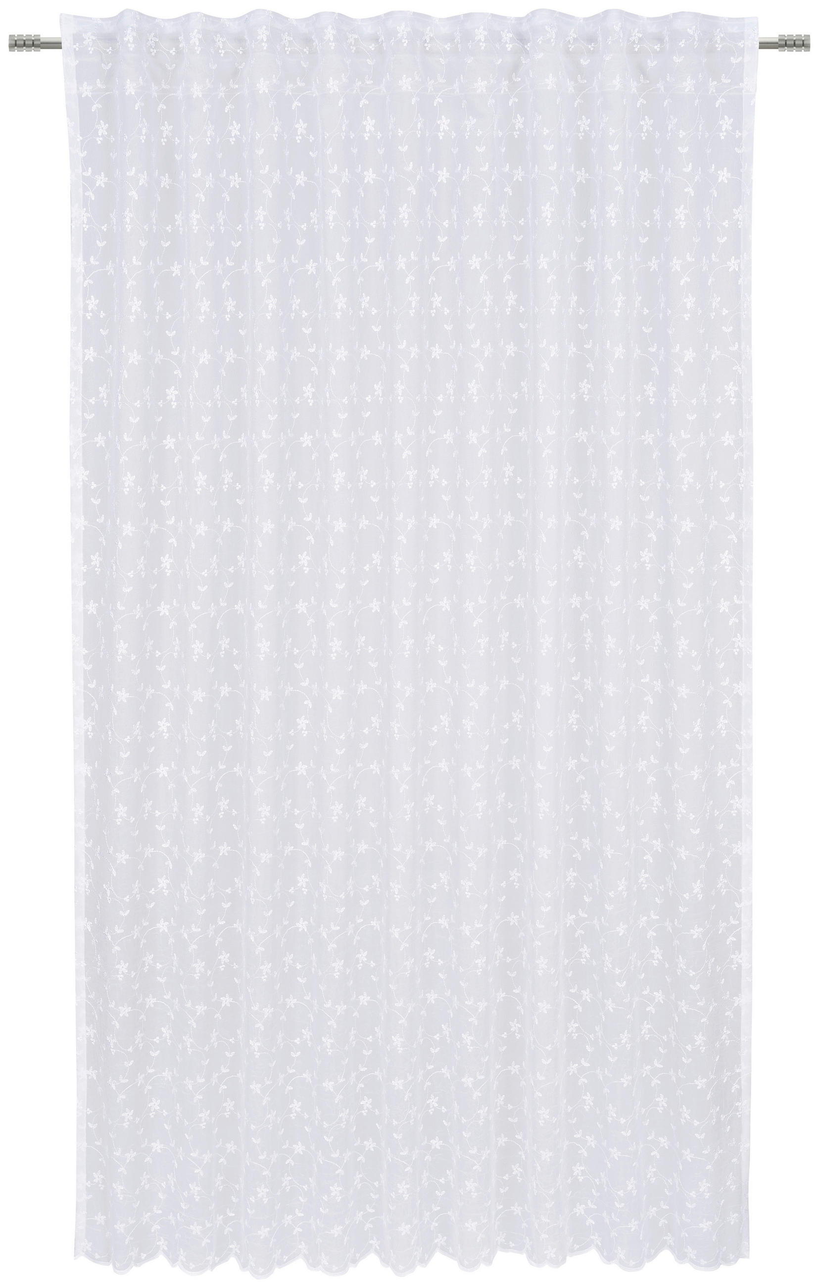 GOTOVA ZAVJESA bijela 140/180 cm - bijela, Basics, tekstil (140/180cm) - Esposa
