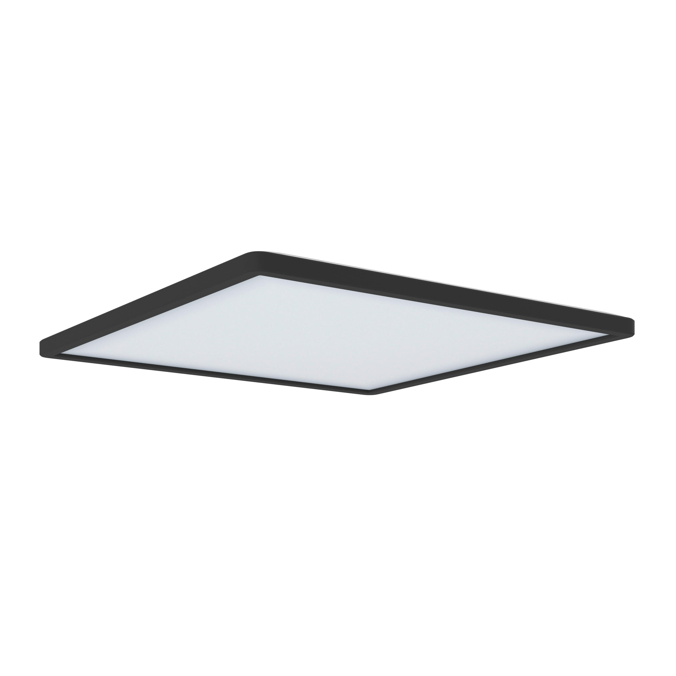 LED-DECKENLEUCHTE 21 W    42/42/2,9 cm  - Schwarz, Basics, Kunststoff (42/42/2,9cm) - Novel
