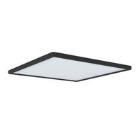 LED MENNYEZETI LÁMPA - fekete, Basics, műanyag (42/42/2,9cm) - Novel