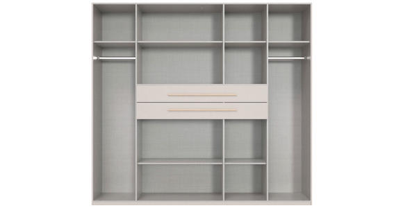KLEIDERSCHRANK  in Sahara, Eiche Artisan  - Eiche Artisan/Sahara, Design, Holzwerkstoff (225/208/65cm) - Carryhome