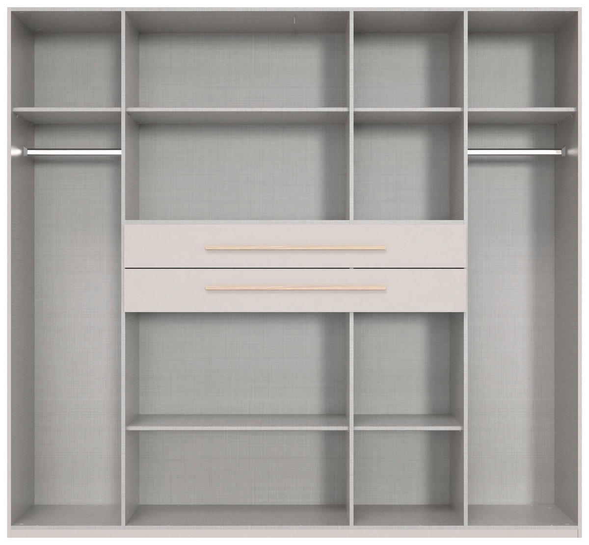 ORMAR ZA ODJEĆU sahara, hrast Artisan   - sahara/hrast Artisan, Design, drvni materijal (225/208/65cm) - Carryhome