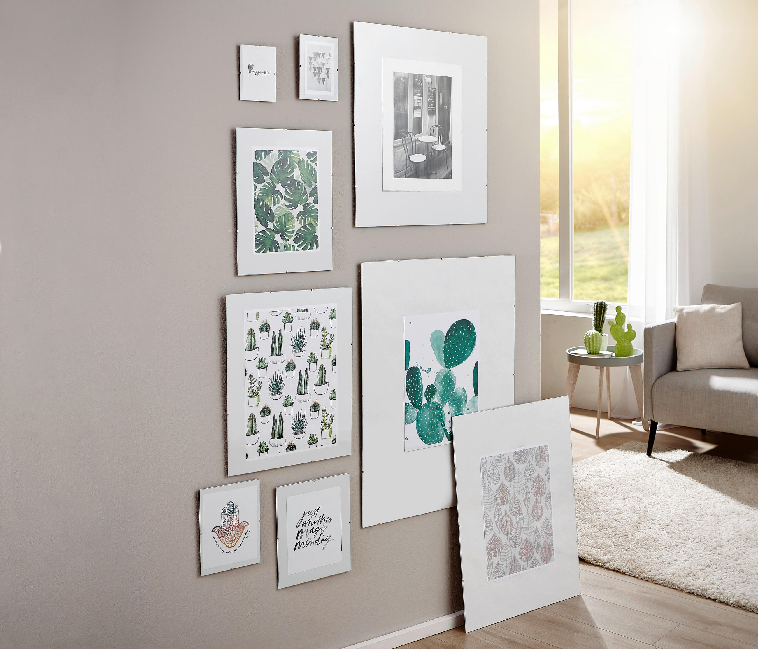 KLIP OKVIR 50/70 cm - prozirno, Basics, staklo (50/70cm) - Boxxx