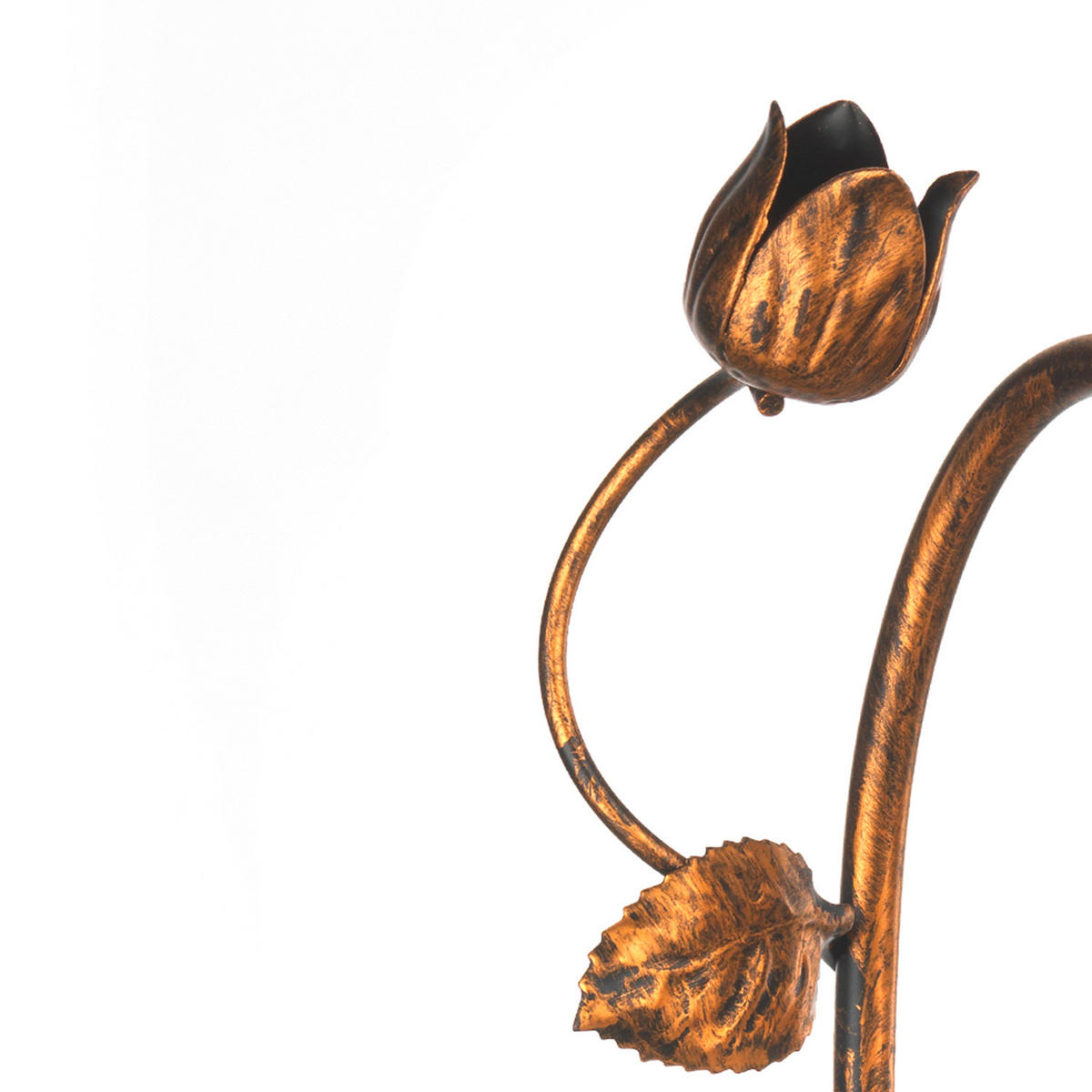 WANDLEUCHTE 23/14/28 cm   - Bronzefarben, KONVENTIONELL, Glas/Metall (23/14/28cm)