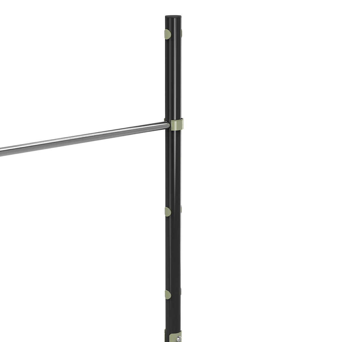 KLETTERGERÜST - Schwarz/Hellgrün, MODERN, Metall (115/154/10cm)