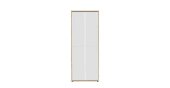 SCHUHSCHRANK 74,5/191,9/34,9 cm - Hellgrau/Eiche Artisan, MODERN, Holzwerkstoff/Kunststoff (74,5/191,9/34,9cm) - Xora