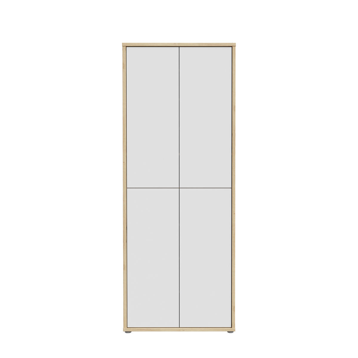 SCHUHSCHRANK Alice Springs  in 74,5/191,9/34,9 cm  - Hellgrau/Eiche Artisan, Modern, Holzwerkstoff/Kunststoff (74,5/191,9/34,9cm) - Xora
