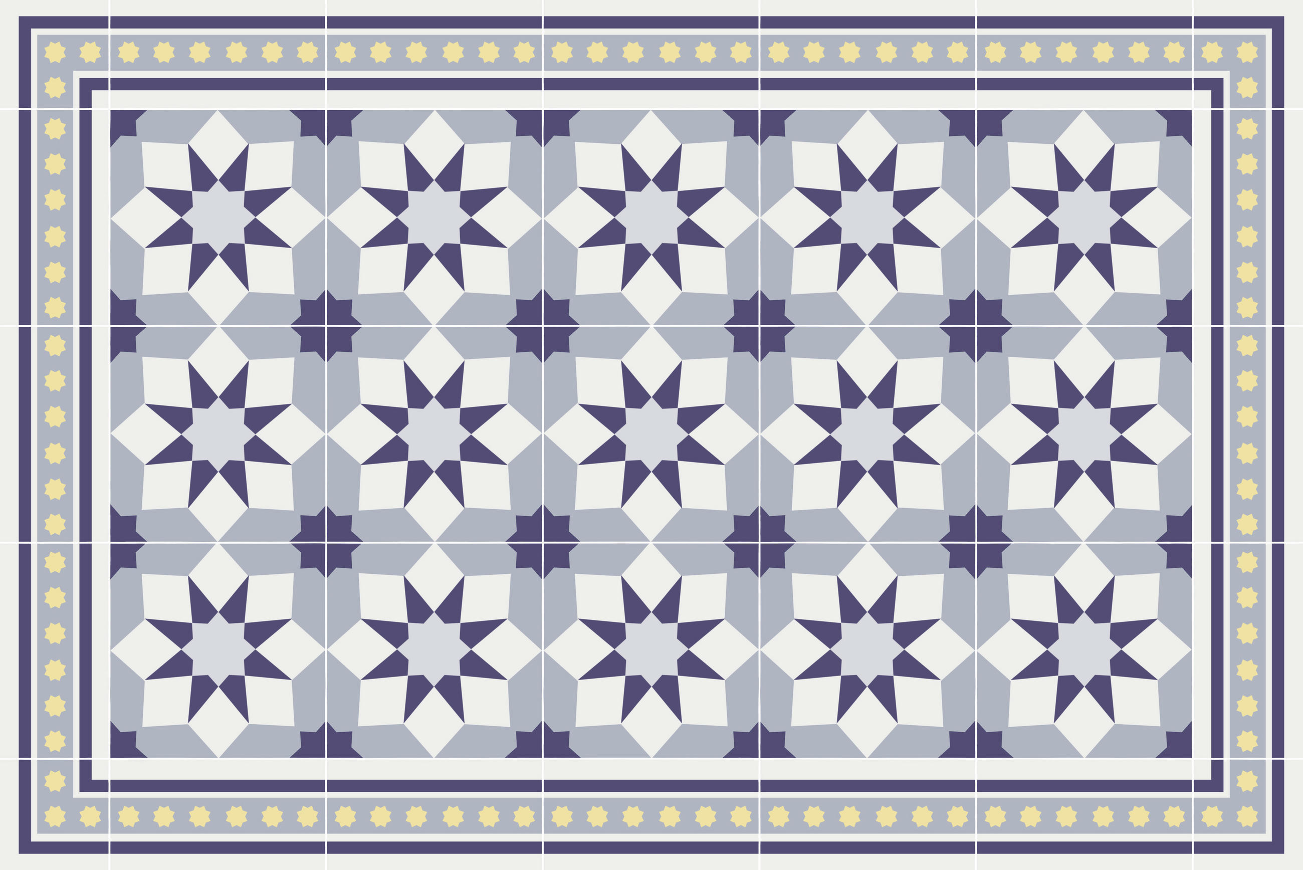 OUTDOORTEPPICH 60/90 cm  - Blau, Design, Kunststoff (60/90cm)