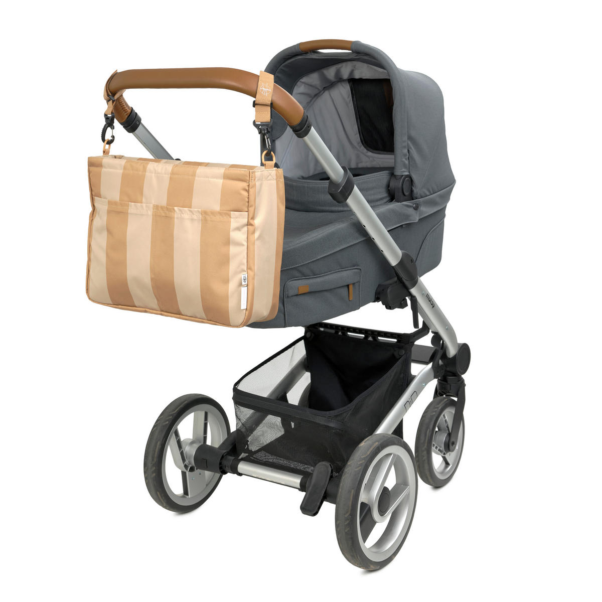 WICKELTASCHE Mix Multi Bag  - Hellbraun/Beige, Basics, Textil (40/12/30cm) - Lässig