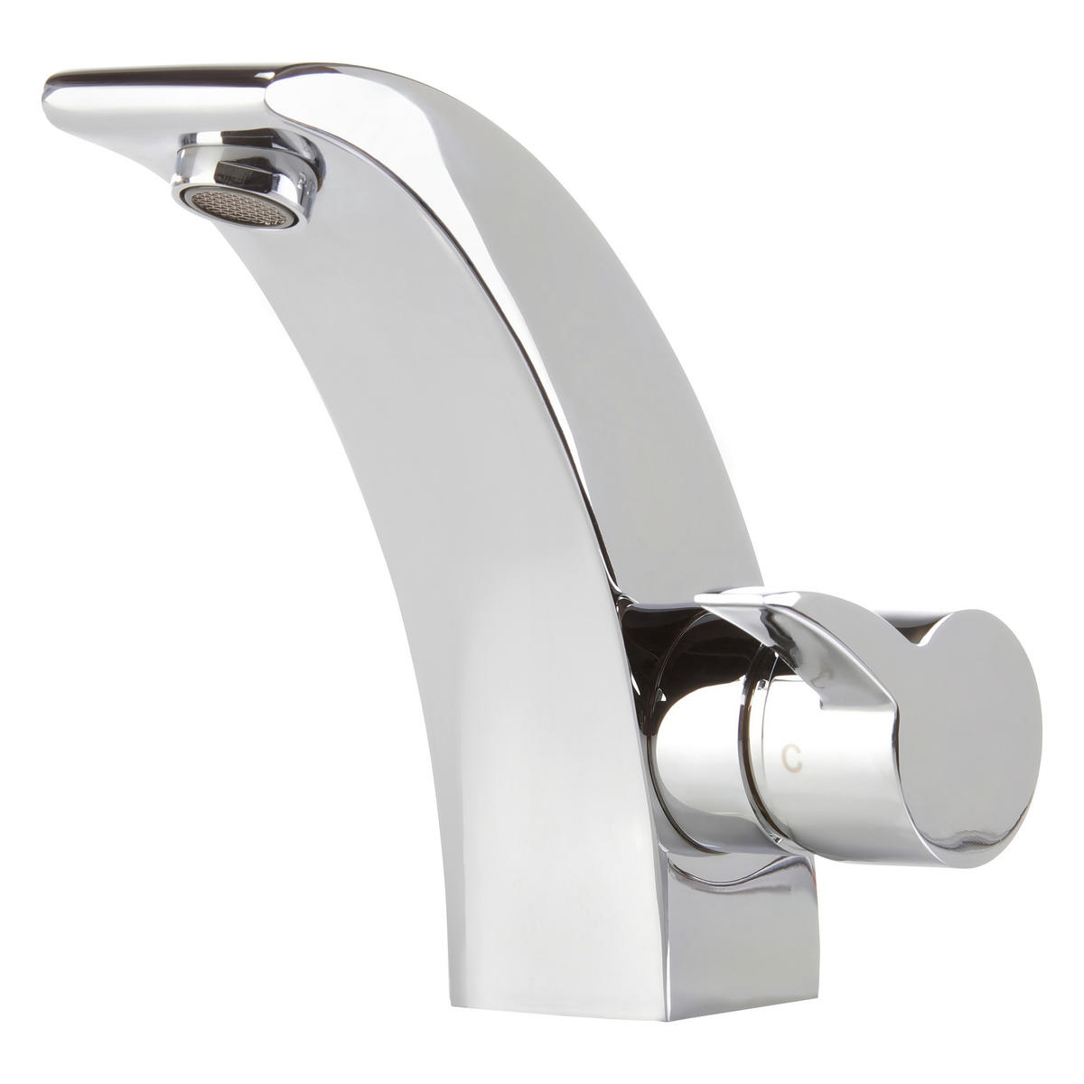 WASCHTISCHARMATUR 98100  - Chromfarben, Metall (5/17/15cm) - Schütte