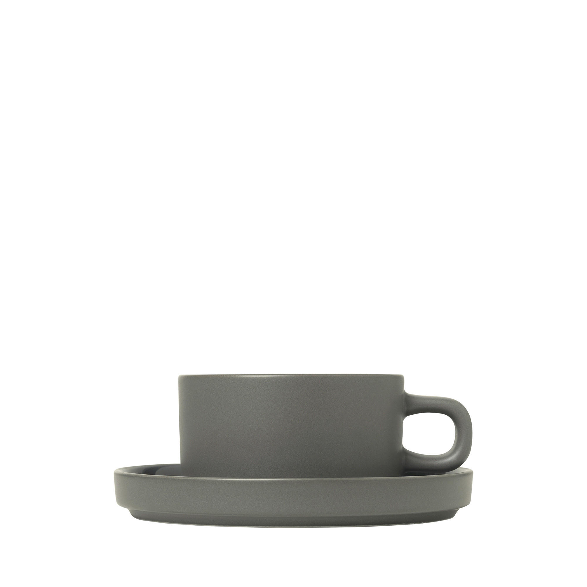 TASSENSET 4-teilig  - Dunkelgrau, Design, Keramik (170ml) - Blomus