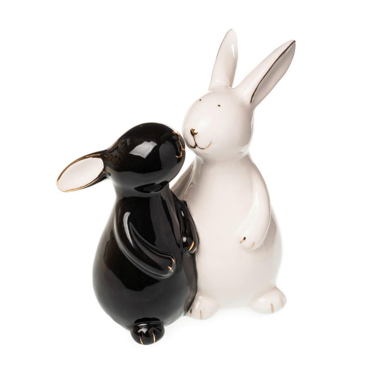 DEKORATIONSHARE - vit/svart, Lifestyle, keramik (12/6/14cm)