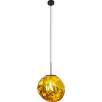 HÄNGELEUCHTE 36/150 cm  - Gelb, Basics, Glas (36/150cm)