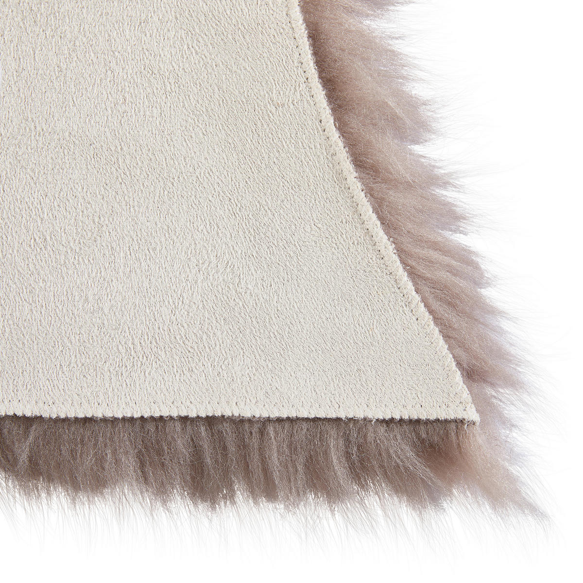 KUNSTFELL 60/90 cm Sarah Taupe Tierform  - Taupe, Basics, Textil (60/90cm) - Boxxx