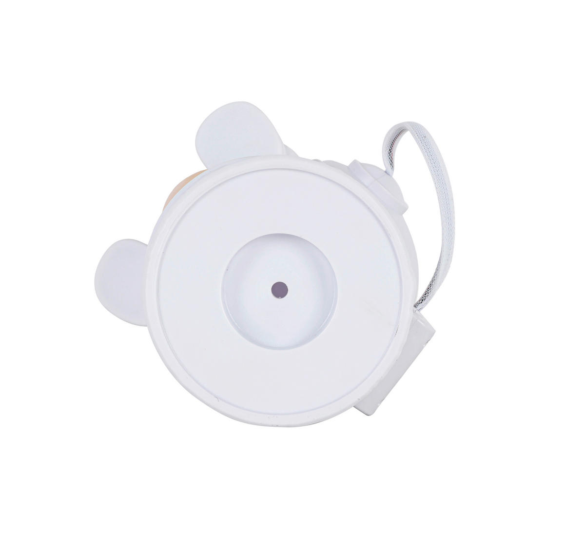 DEČJA STONA LAMPA - bela/srebrna, Trendi, plastika (12,5/20,5/11,5cm) - Novel