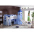 KINDERKISSEN - Dunkelblau/Hellblau, Design, Textil