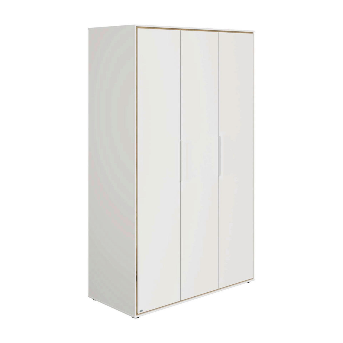 BABYKLEIDERSCHRANK Lieven Eichefarben, Weiß  - Eichefarben/Weiß, Basics, Holzwerkstoff (125,9/203,6/54,8cm) - Paidi