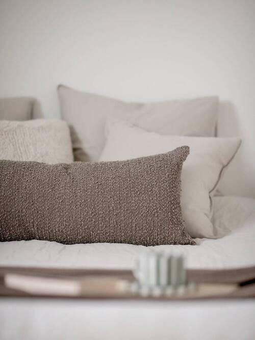 ZIERKISSEN  35/80 cm   - Braun, Basics, Textil (35/80cm)