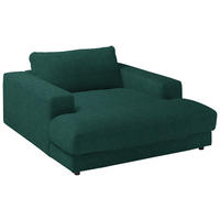 XXL-SESSEL in Feincord Grün  - Schwarz/Grün, Design, Kunststoff/Textil (150/86/170cm) - Lomoco