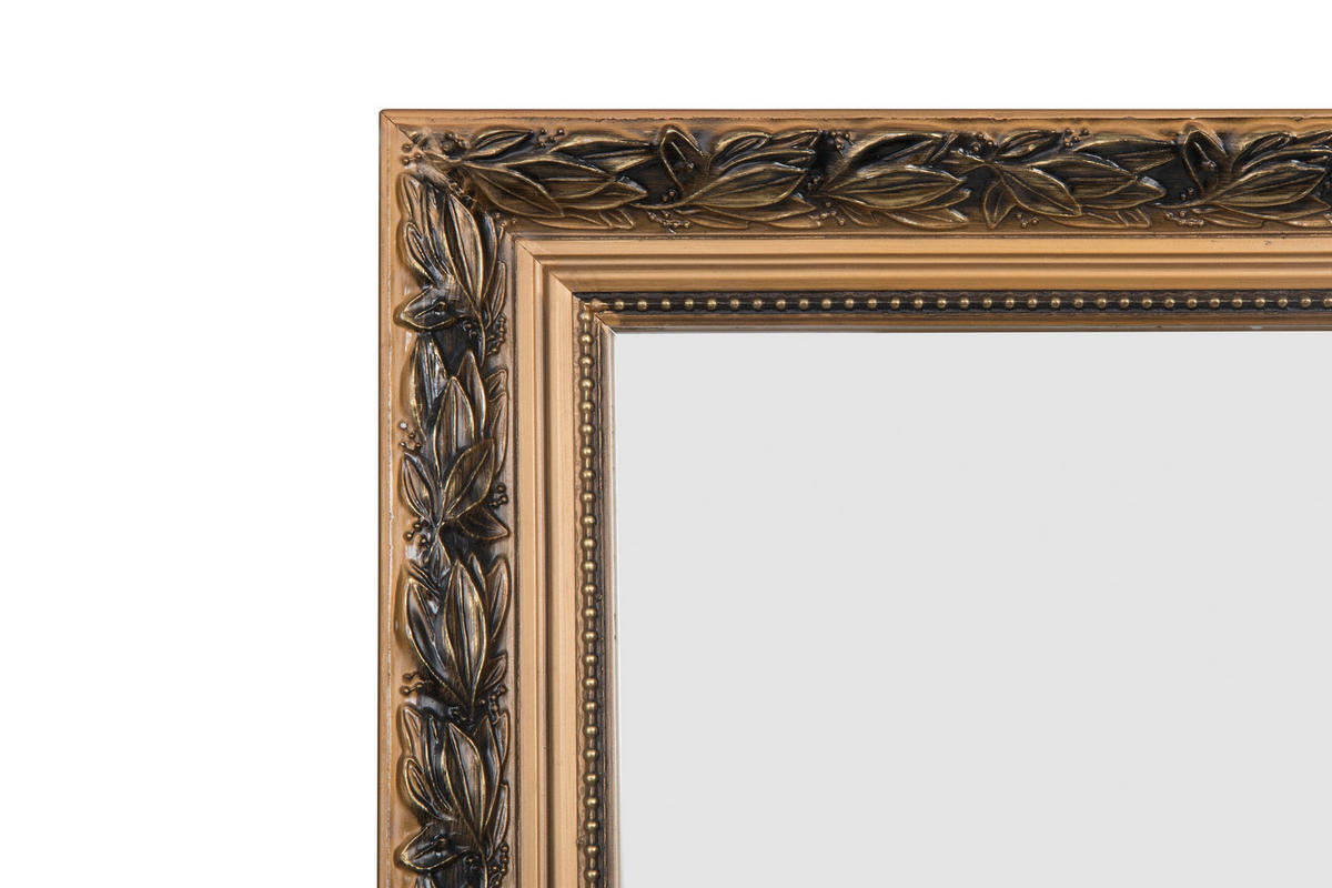 WANDSPIEGEL 55/70/3 cm  - Goldfarben, Lifestyle, Glas/Holz (55/70/3cm) - Carryhome