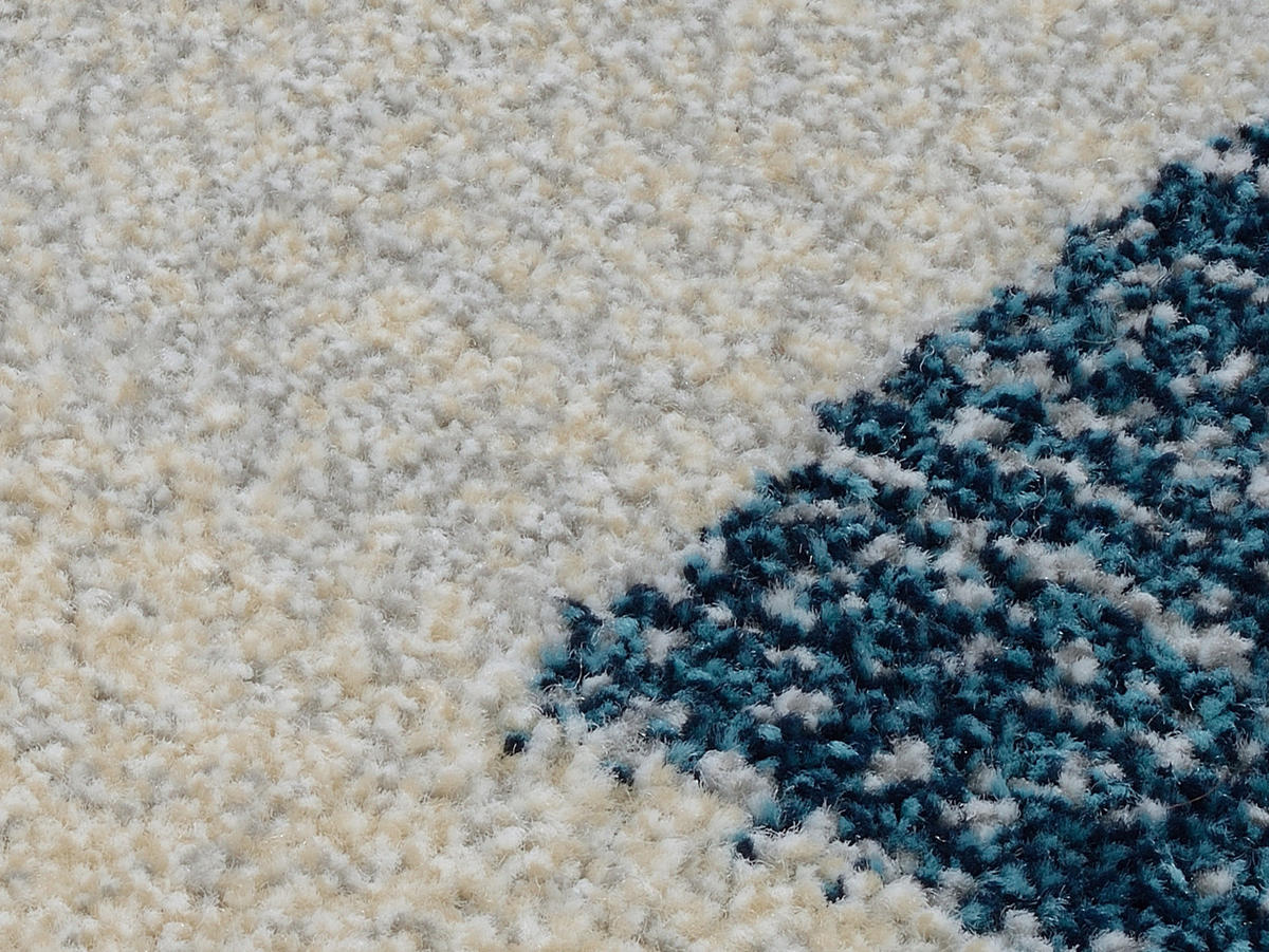 LÄUFER 80/200 cm Palazzo Bloc  - Blau/Gelb, LIFESTYLE, Textil (80/200cm) - Novel