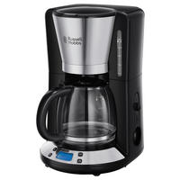 FILTERKAFFEEMASCHINE Victory 24030-56  - Schwarzchrom, Basics, Glas/Kunststoff (21,2/35,3/23,7cm) - Russell Hobbs