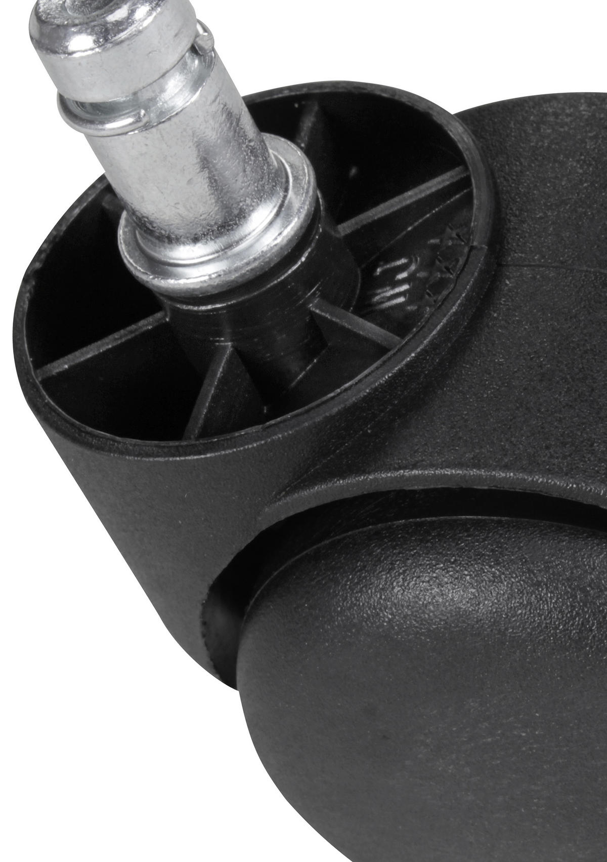 DREHSTUHLROLLE  in  - Schwarz, Basics, Kunststoff (5cm) - MID.YOU