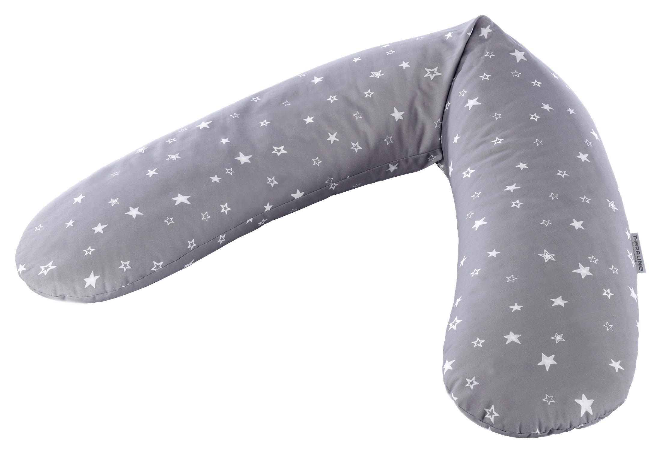 Theraline Stillkissen Sternenhimmel Grau 190 cm