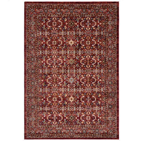 VINTAGE-TEPPICH 120/170 cm SANDFORD Rot  - Rot, KONVENTIONELL, Textil (120/170cm)